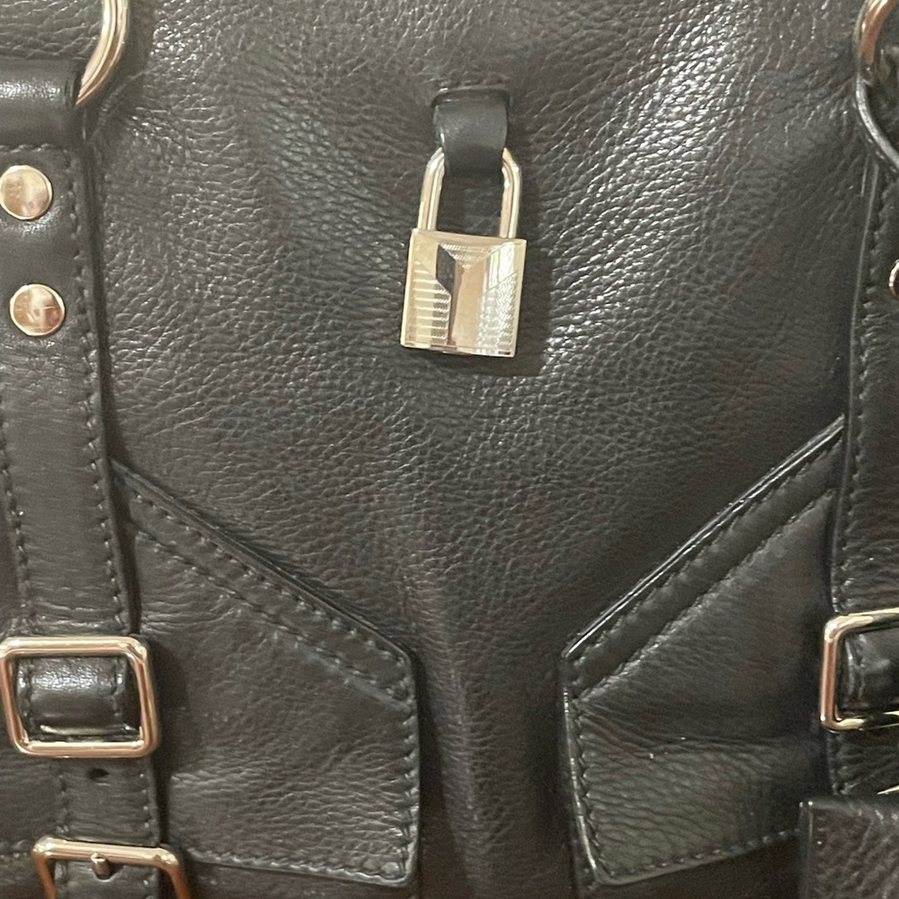 Yves Saint Laurent EUC Sac Lover black Leather Shoulder vintage Handbag ✨ - Picture 4 of 17